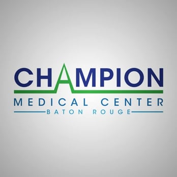Andrew Hillman. Logo of Champion Medical Center, Baton Rouge, Louisiana. Past ownership.