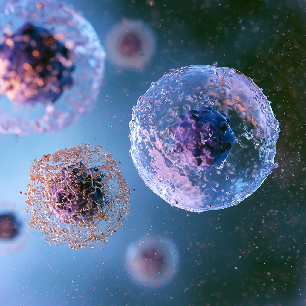 Andrew Jonathan Hillman mesenchymal stem cell extracellular vesicle still, science and investment art